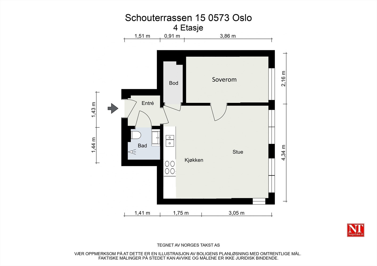 Alternativ plantegning Galleribilde