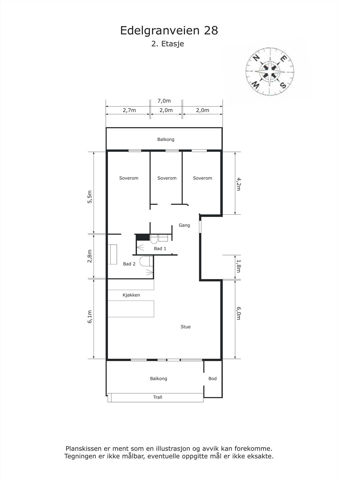 Plantegning Galleribilde