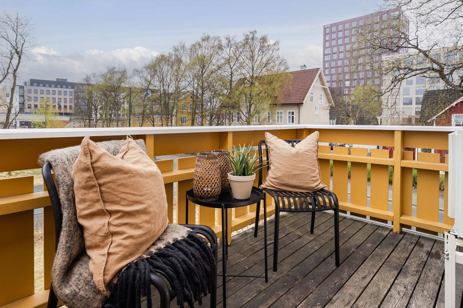 Verandaen er på 5 m² og ligger sørvendt. Galleribilde
