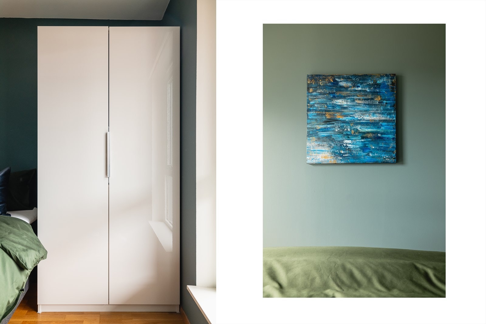 Det er rikelig med garderobeskap for god oppbevaringsplass. Galleribilde