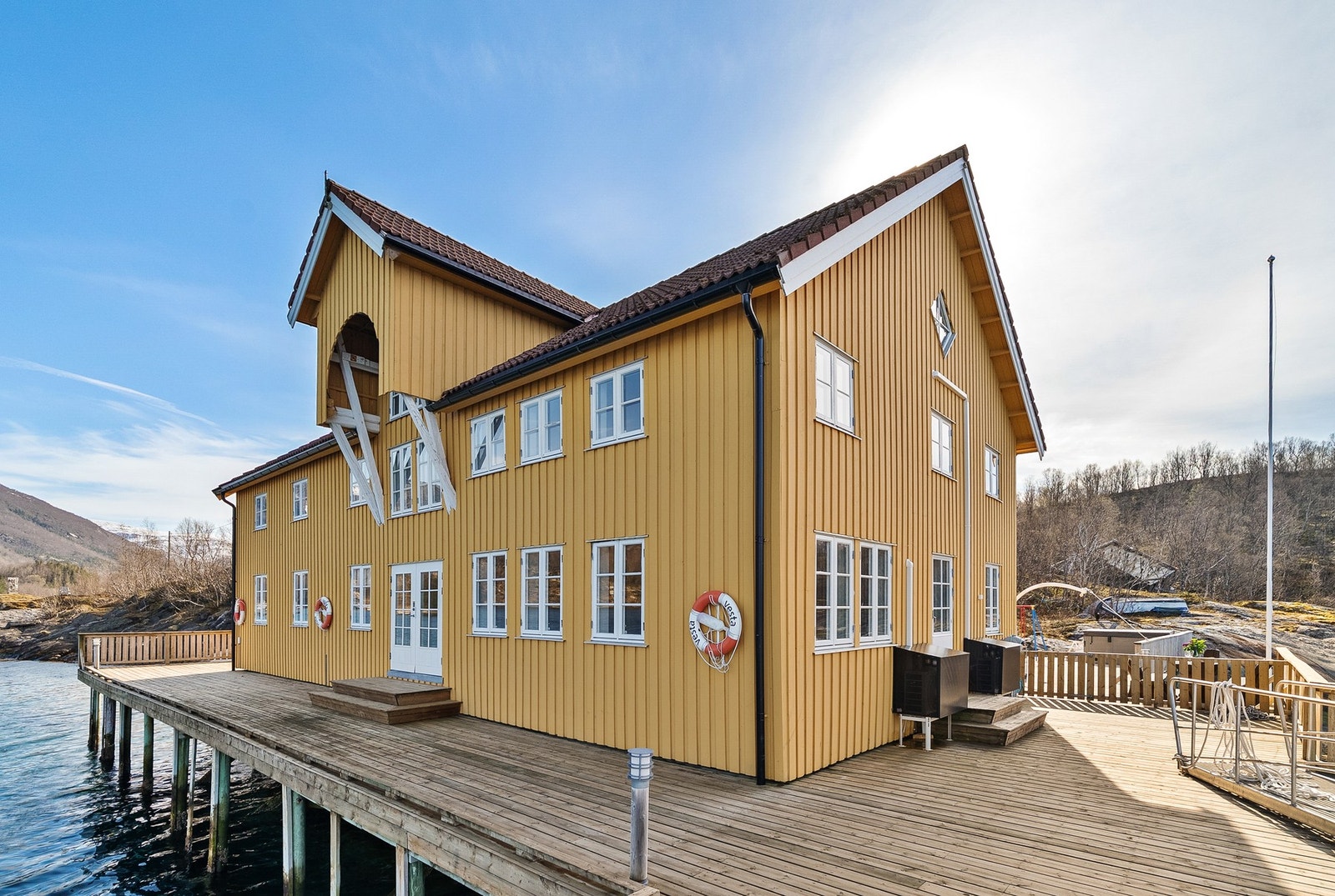 Herfra har man enkelt adgang til resterende uteområde. Galleribilde