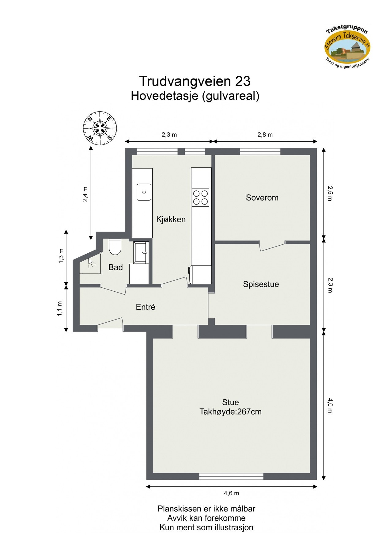Plantegning Galleribilde