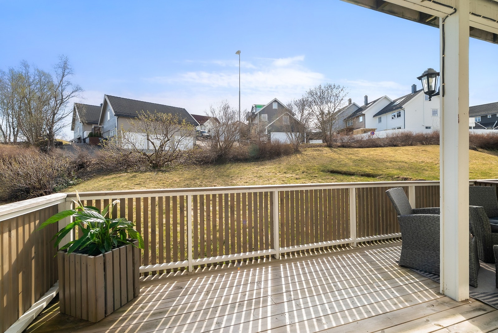 Takoverbygget terrasse på 17 kvm med meget gode lys- og solforhold Galleribilde