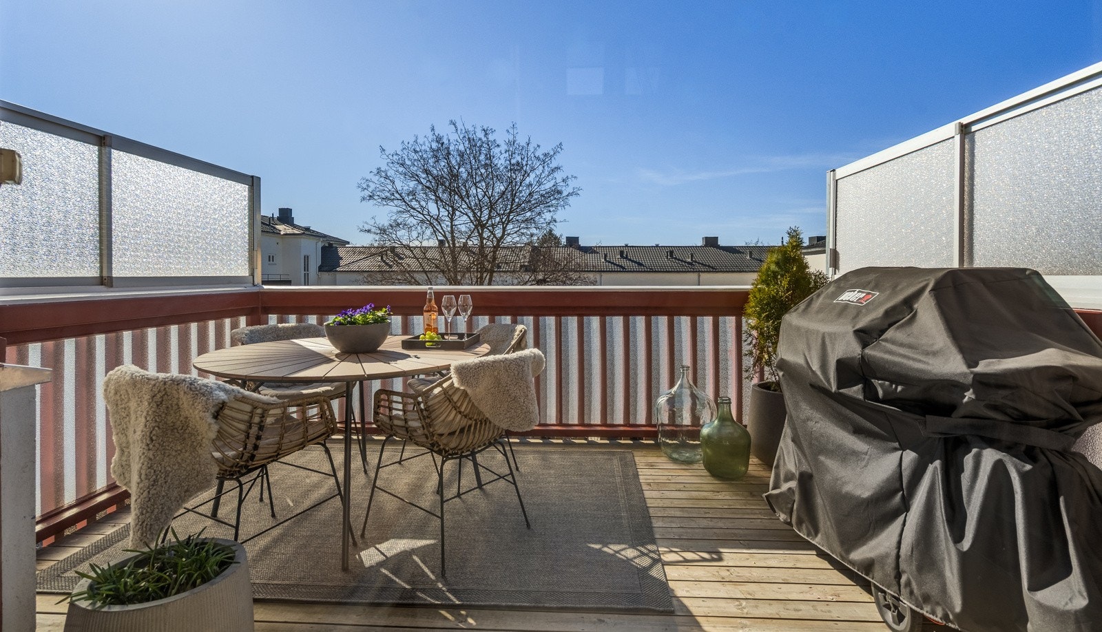 Her kan du nyte varme sommerdager. Galleribilde