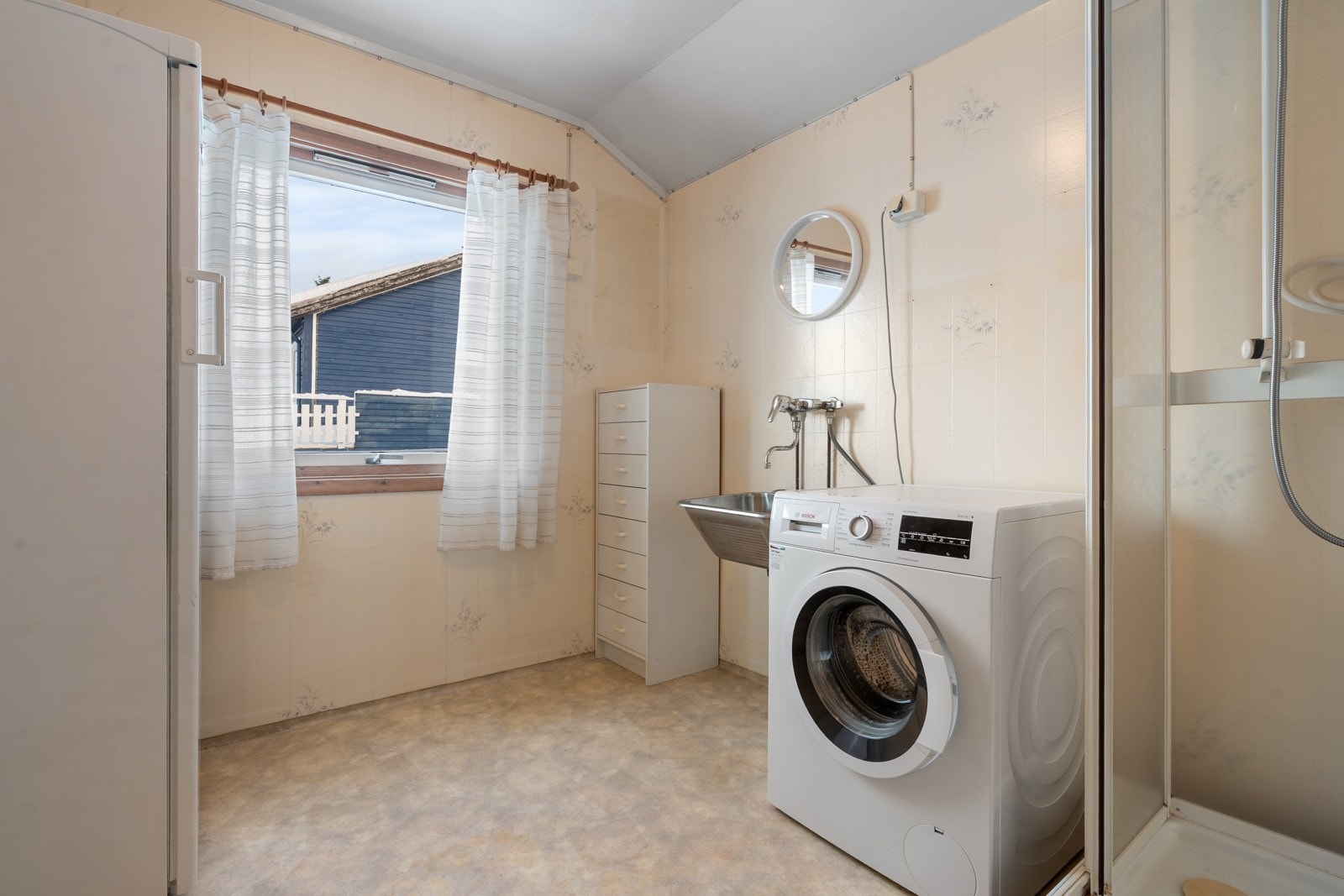 I tillegg er det eget vaskerom.
