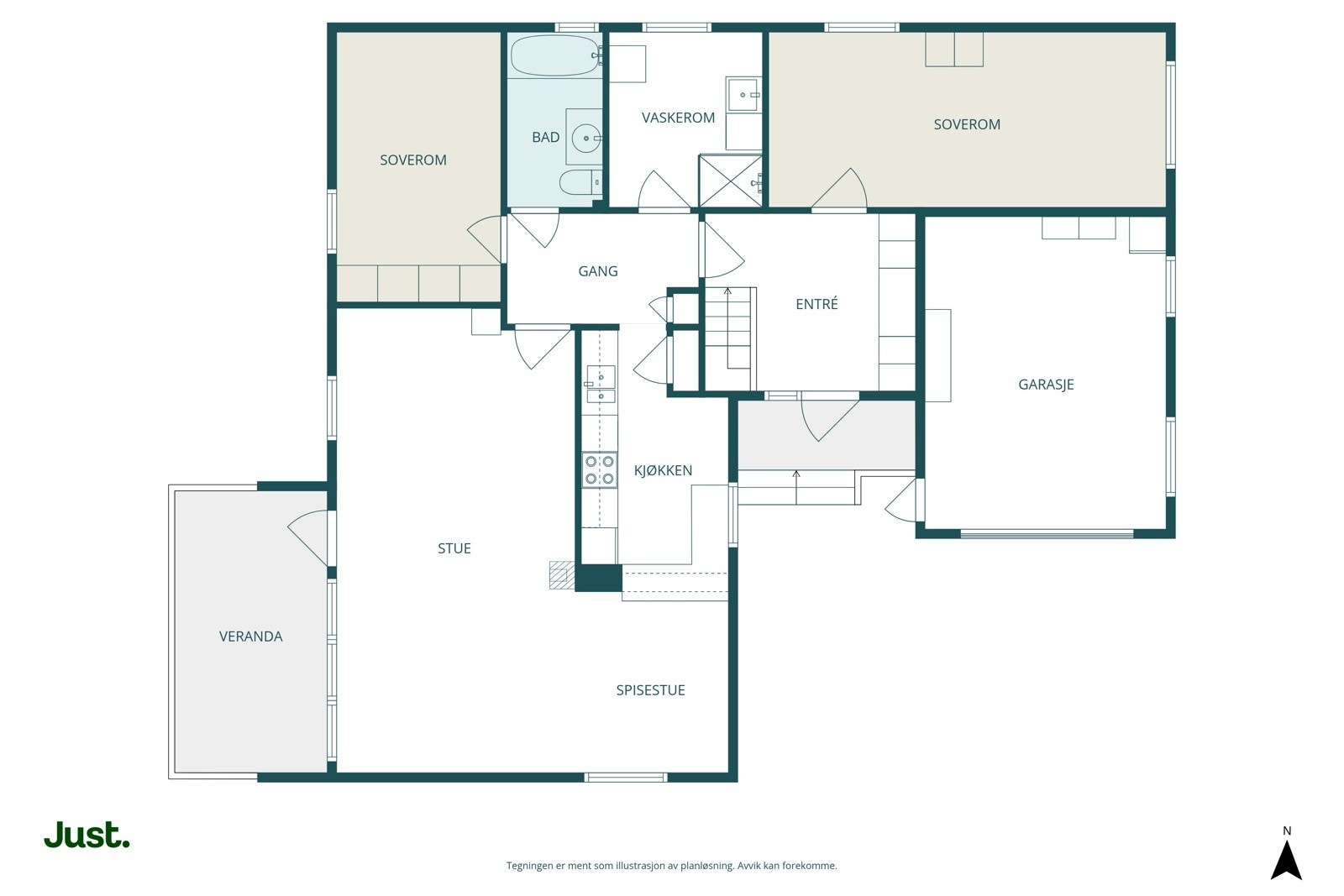 Planskisse hovedetasje