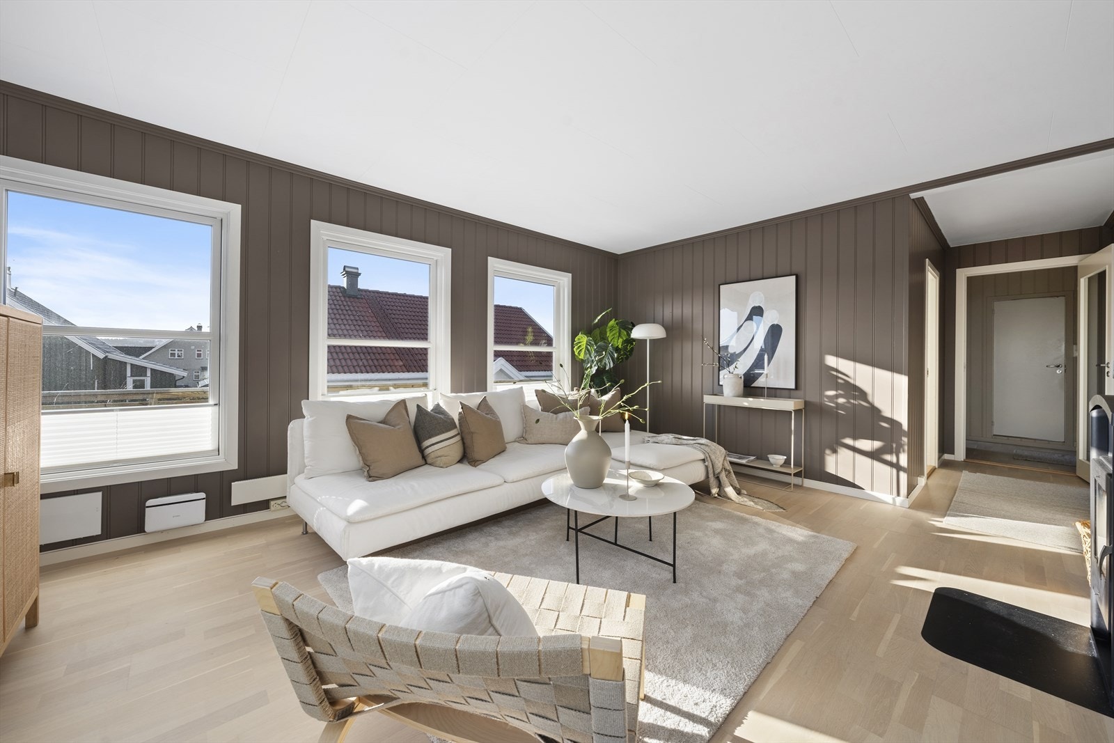 God plass til stor sofagruppe Galleribilde