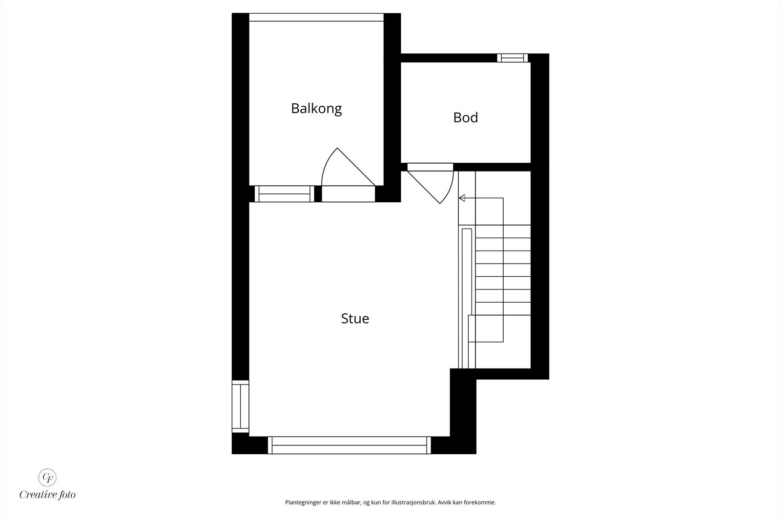 Plantegning 2. etasje Galleribilde