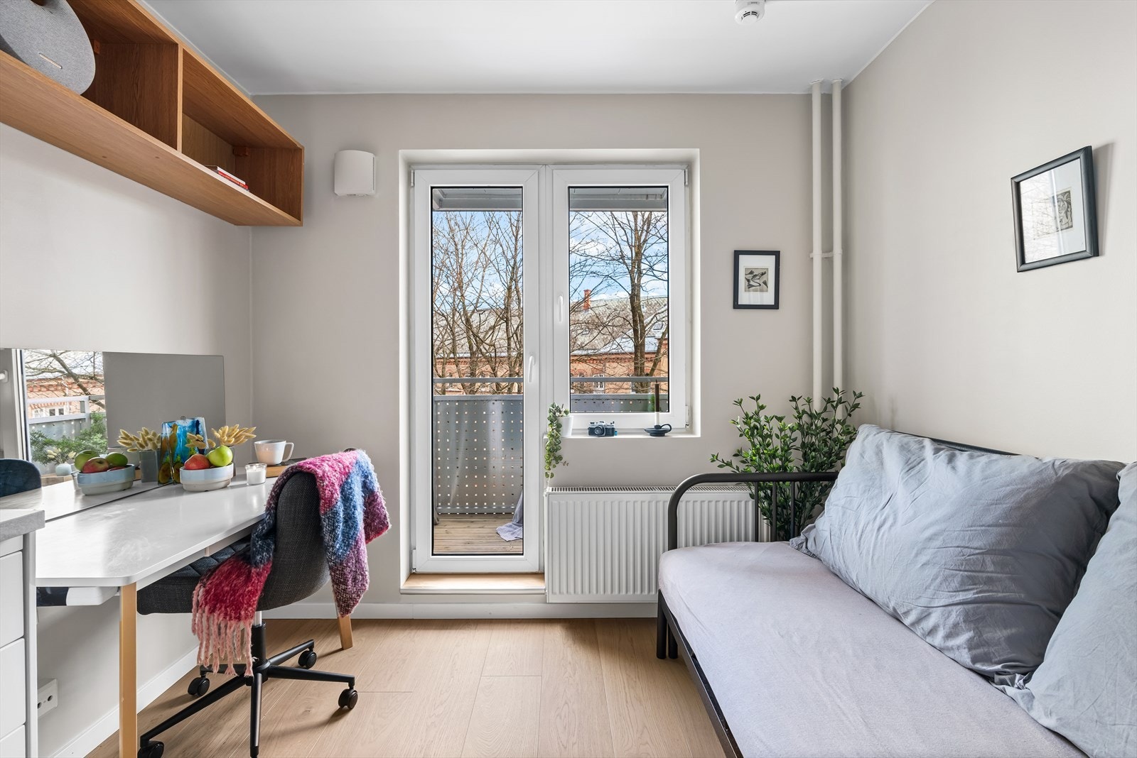 Denne 1-roms leiligheten ligger i et meget rolig område i tilknytning til Ullevål. Galleribilde