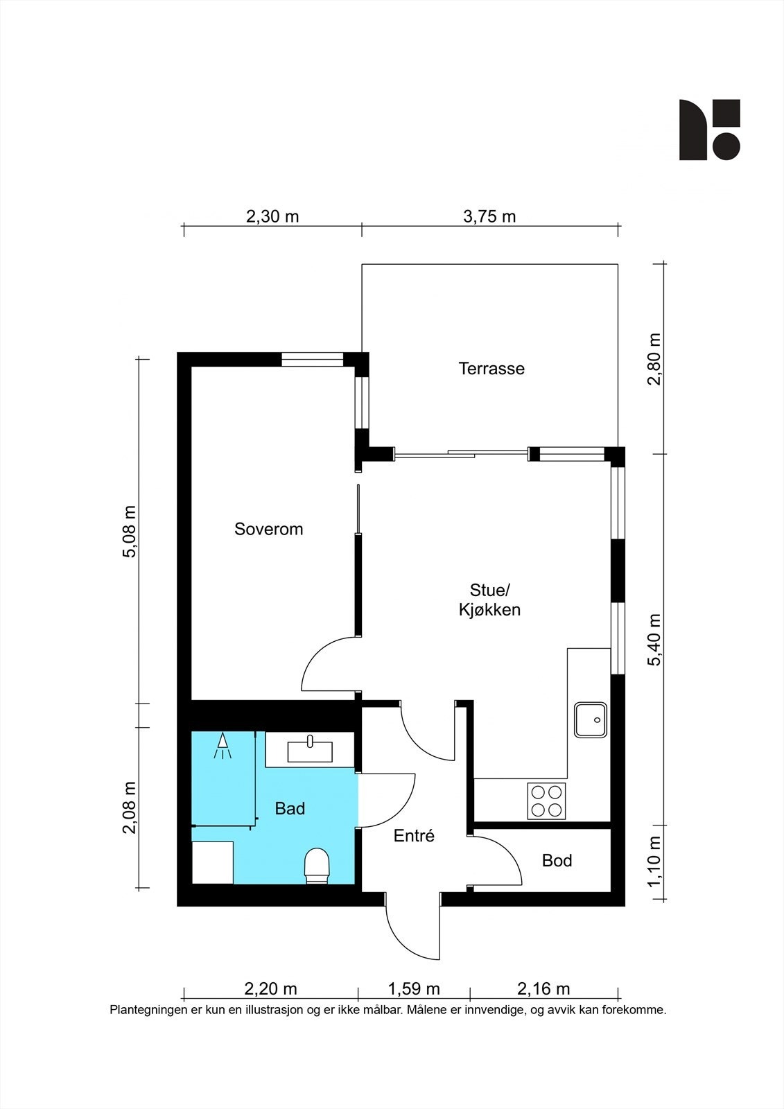 Plantegning Galleribilde