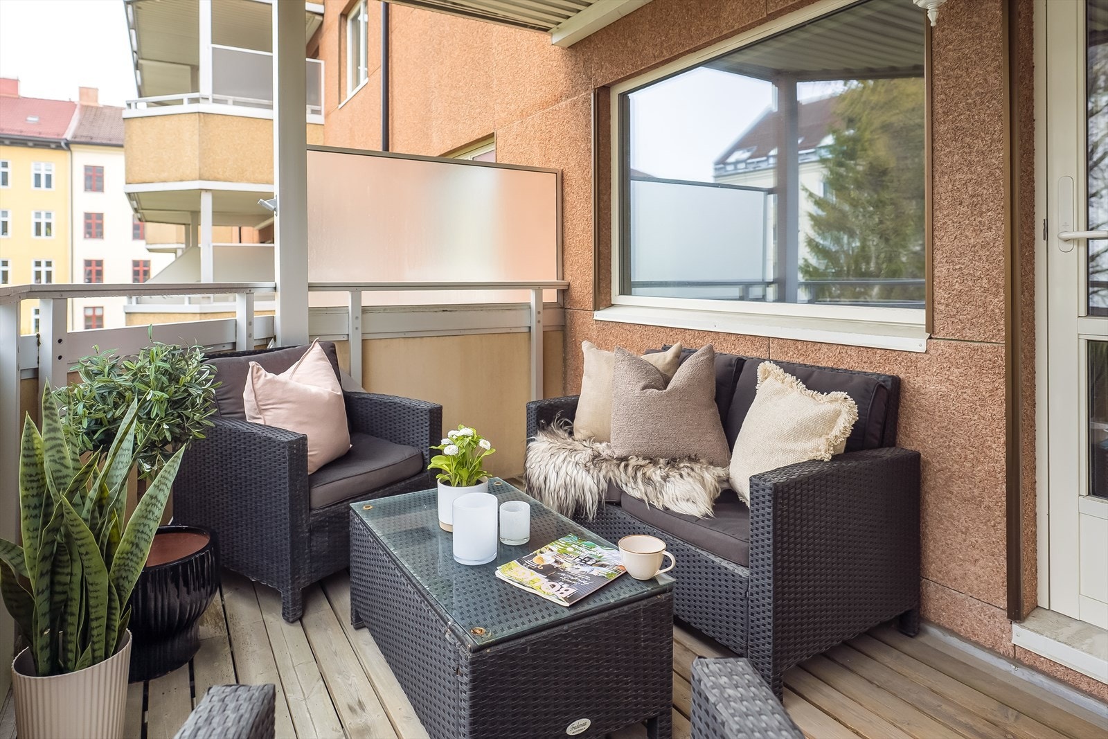 Her får du ettermiddags- og kveldssol i sommerhalvåret. Galleribilde