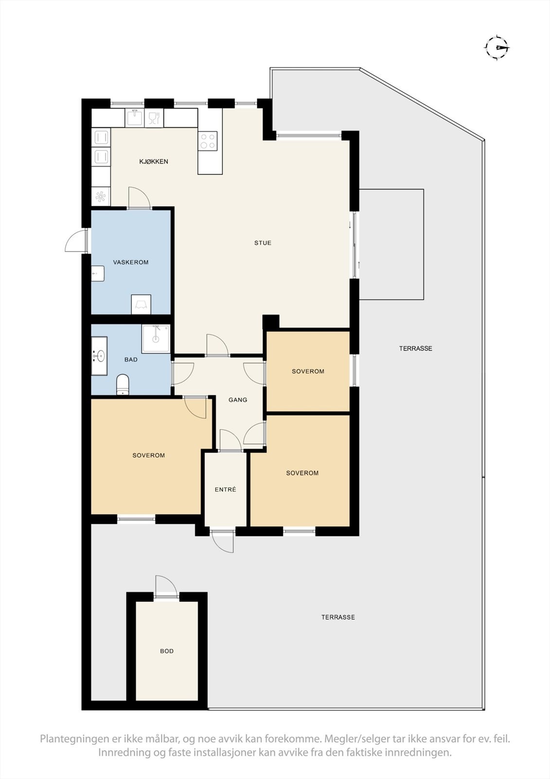 Plantegning Galleribilde
