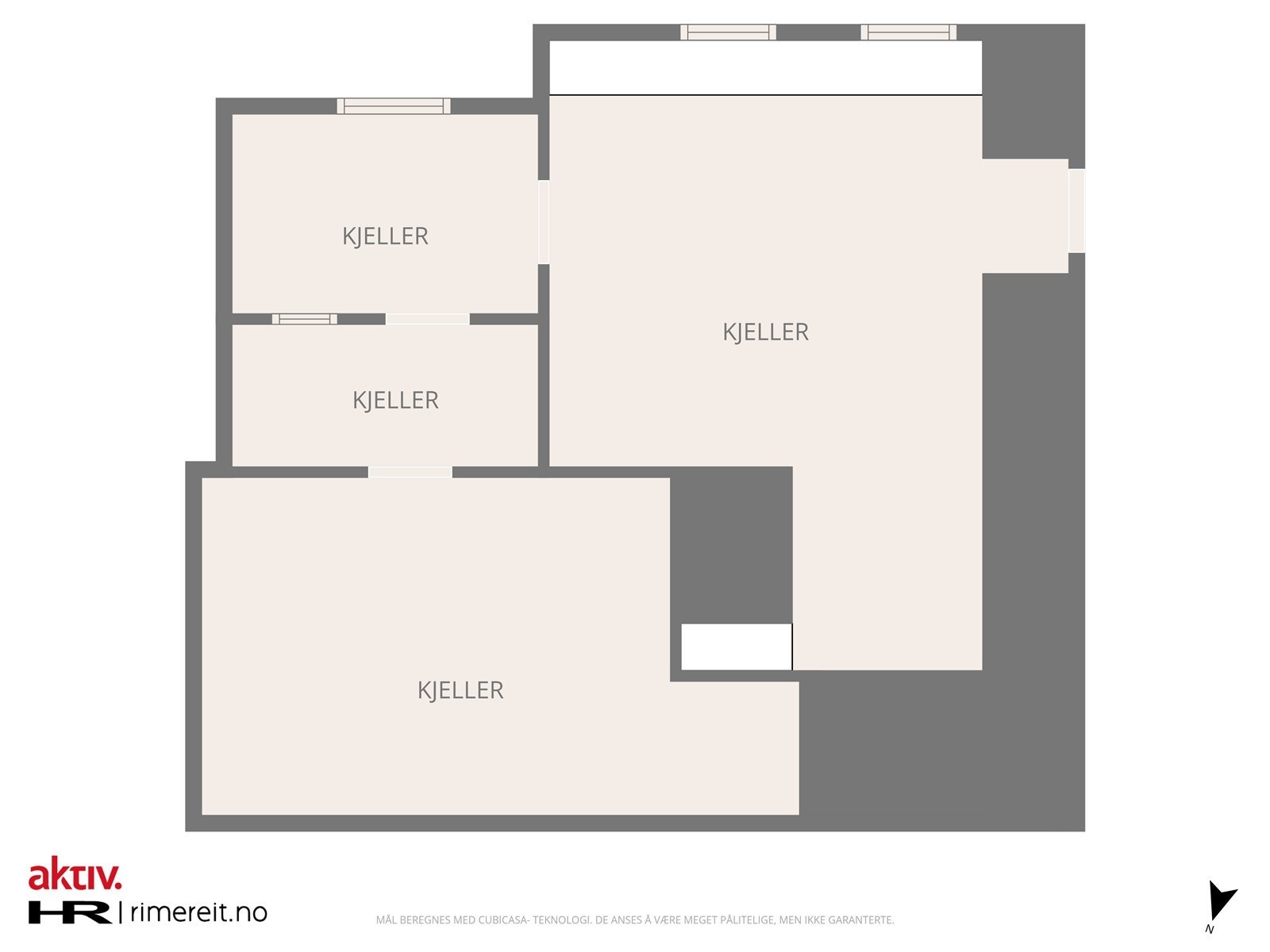 Plantegning kjeller Galleribilde