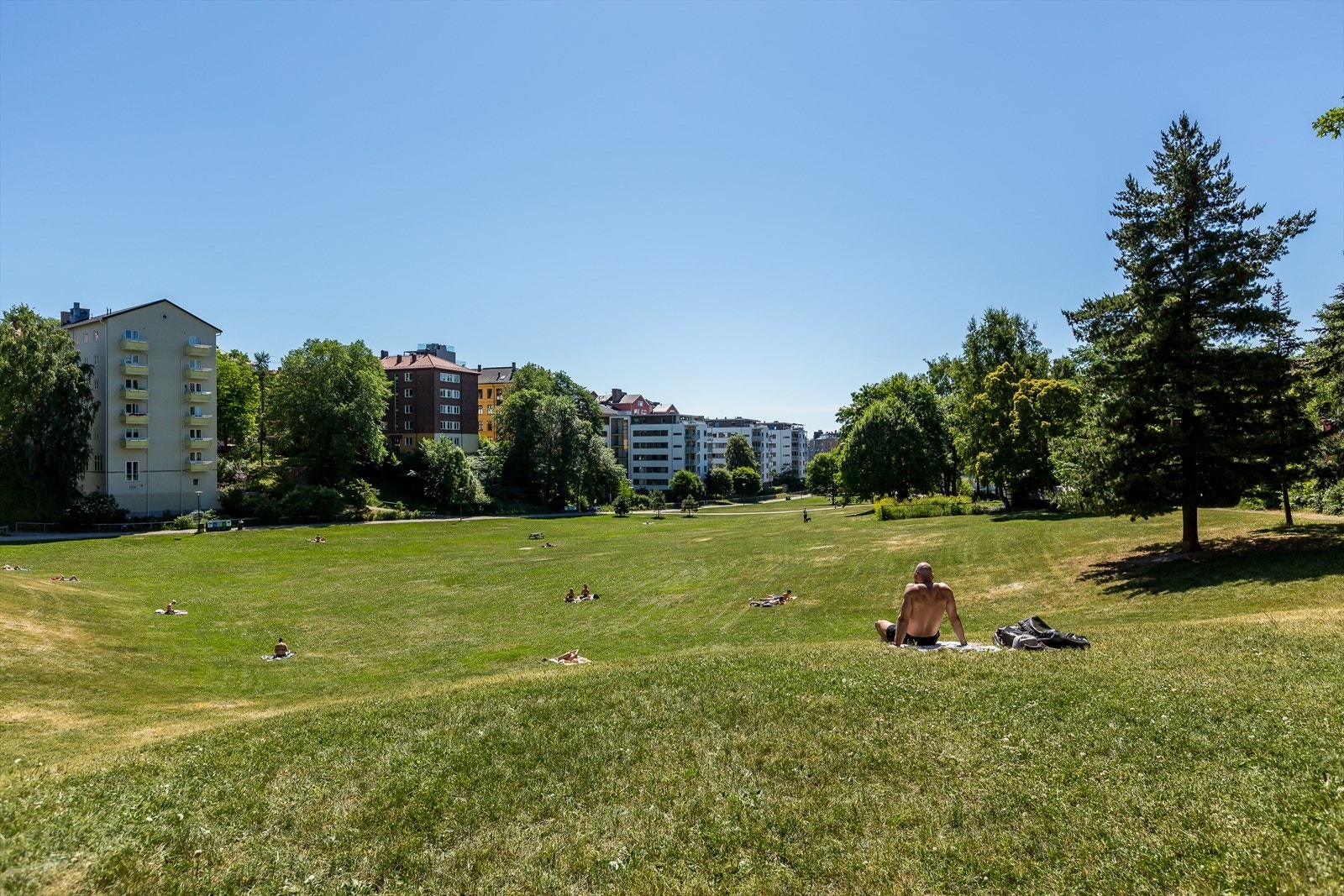 Idylliske og store Iladalen park ligger rett ved og er perfekt for avkobling og rekreasjon Galleribilde