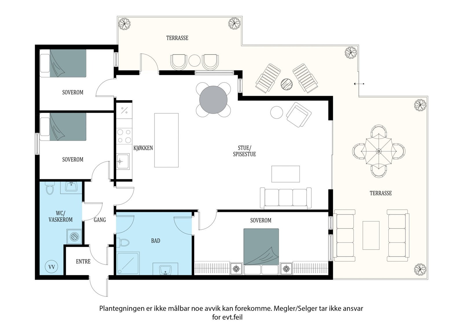 Plantegning Galleribilde