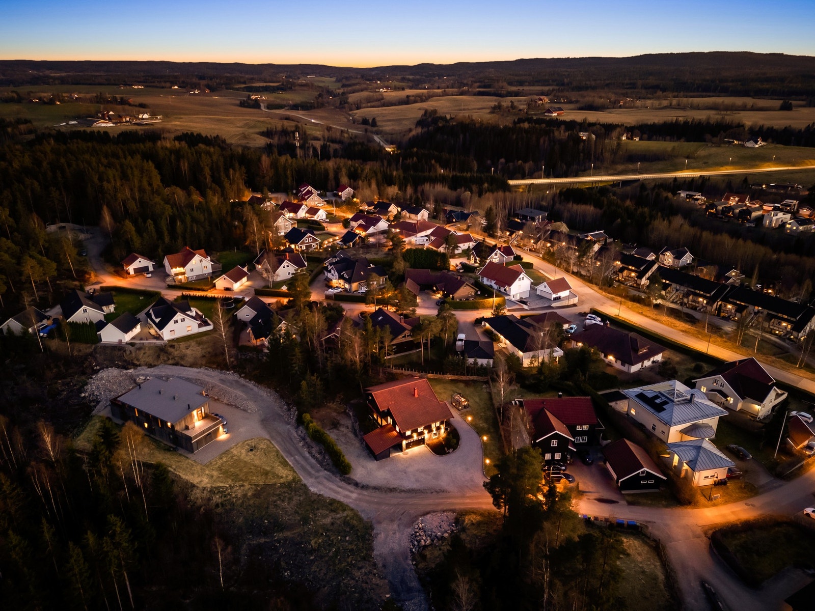 Dronebilde. Galleribilde
