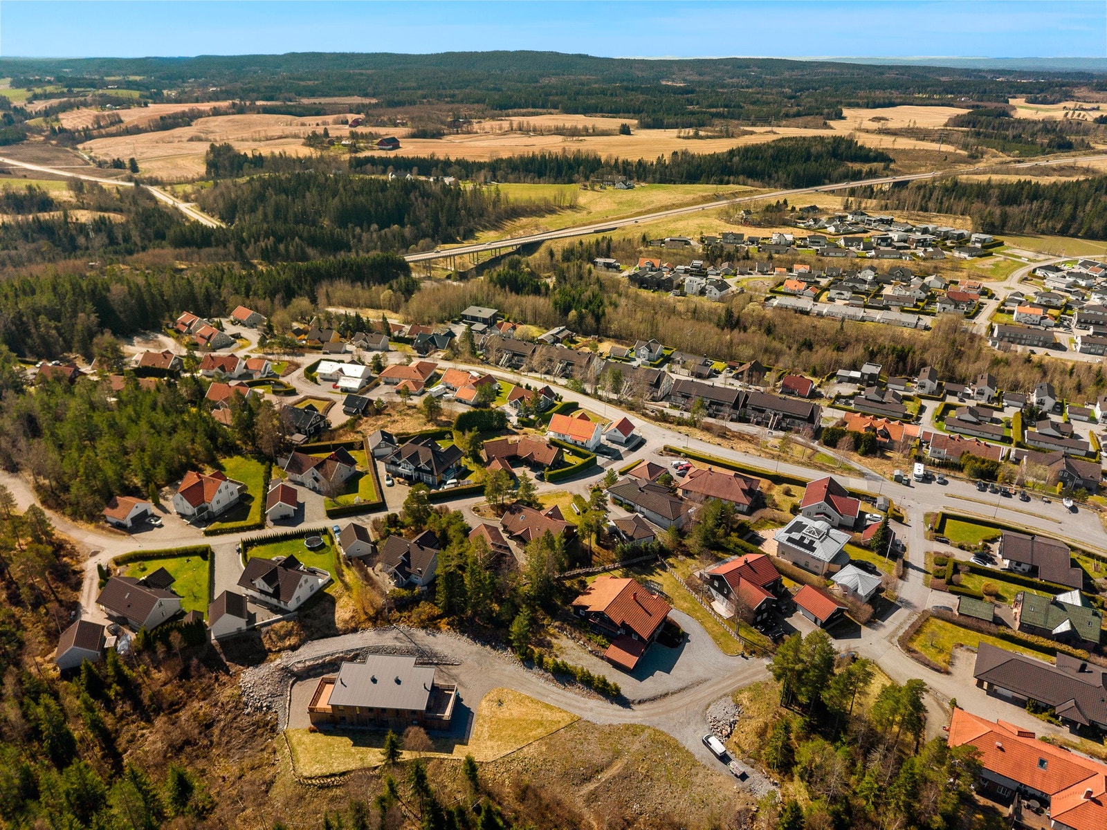 Dronebilde. Galleribilde