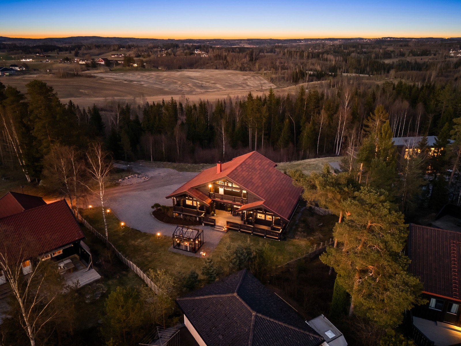 Dronebilde. Galleribilde
