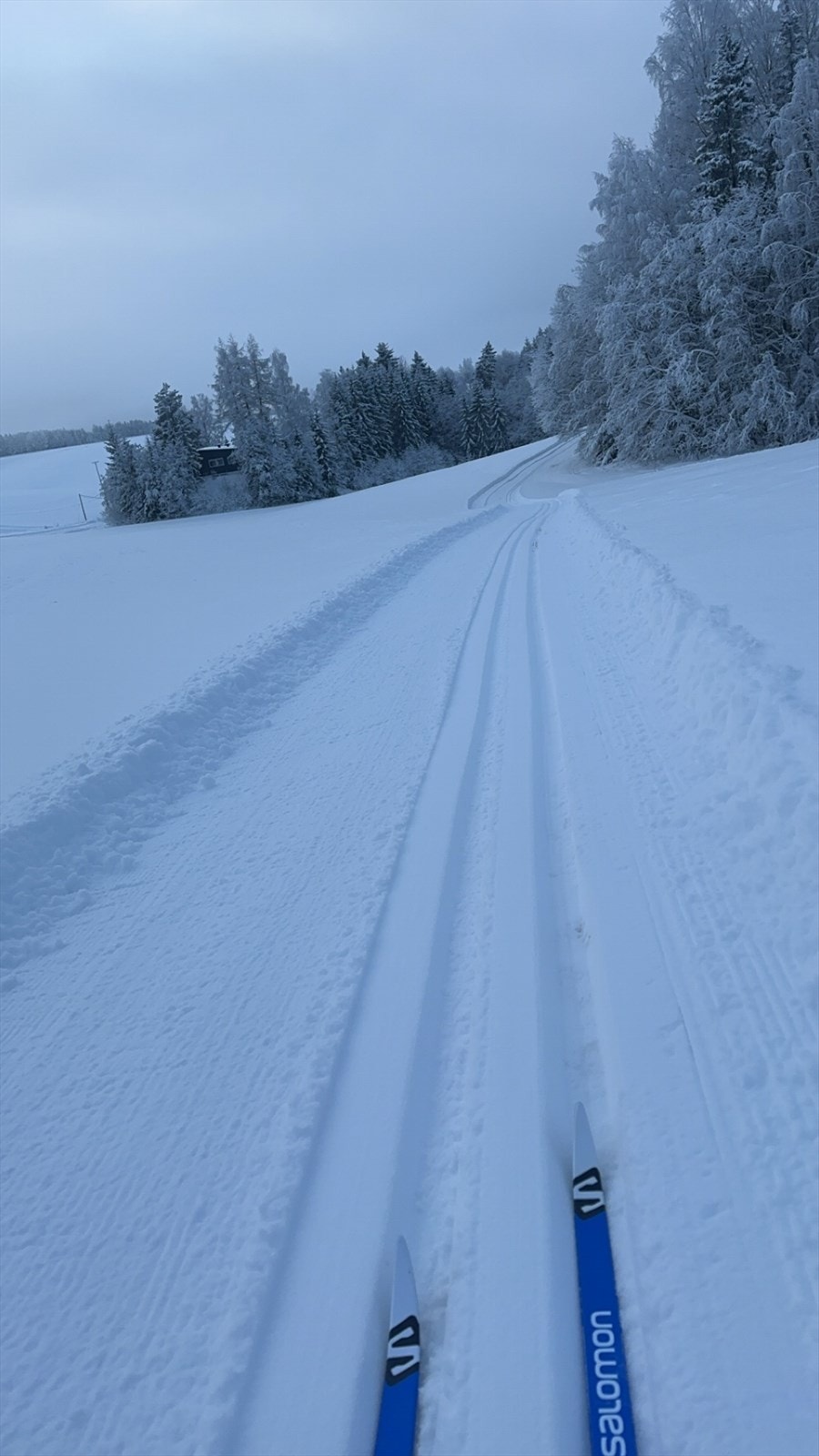 Eiendommen ligger meget idyllisk til både sommer og vinter. Perfekt for aktive barn og voksne (private vinterbilder tatt av eier) Galleribilde