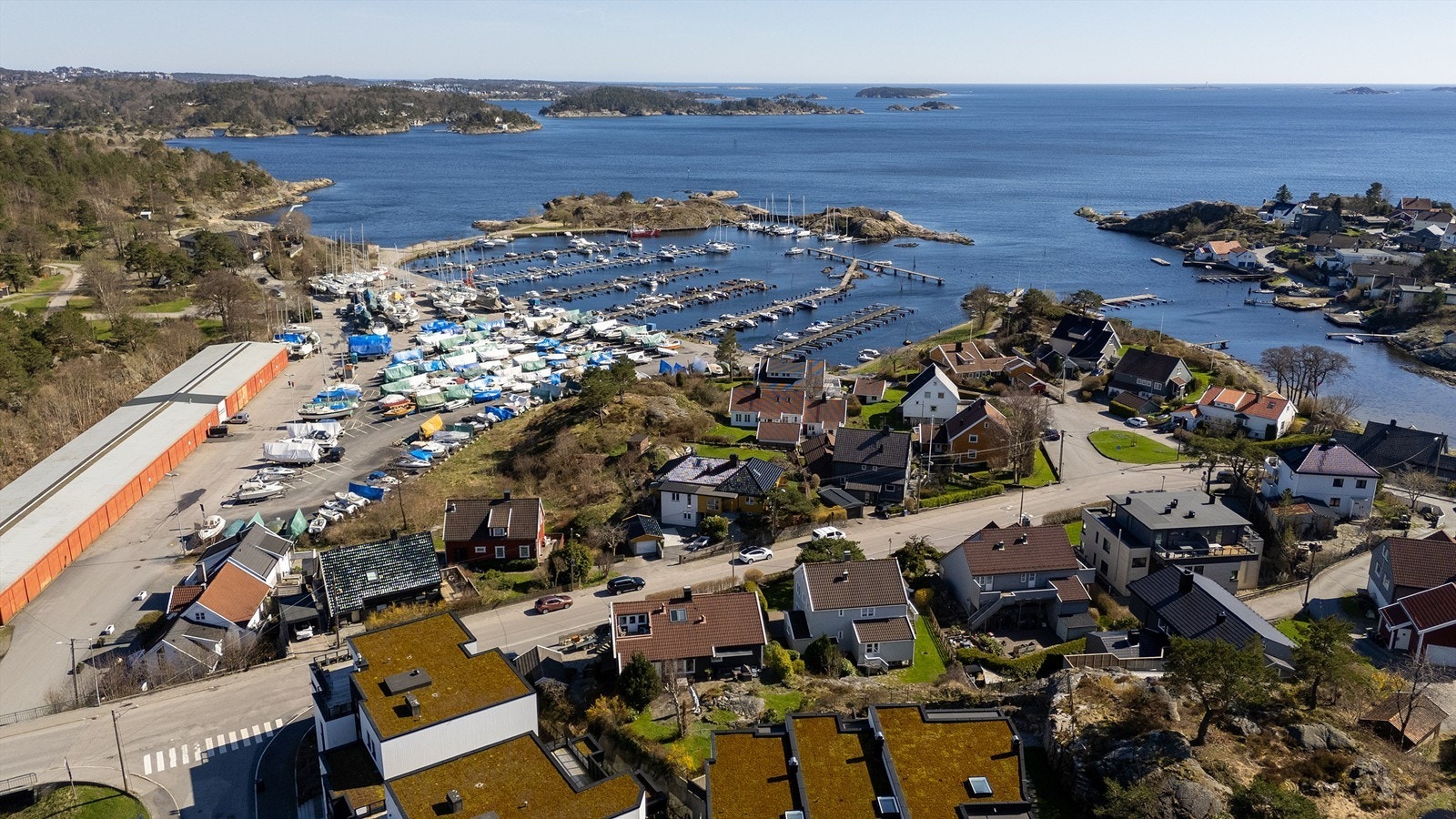 Oversikt, som du ser har du kort vei til flotte uteområder Galleribilde