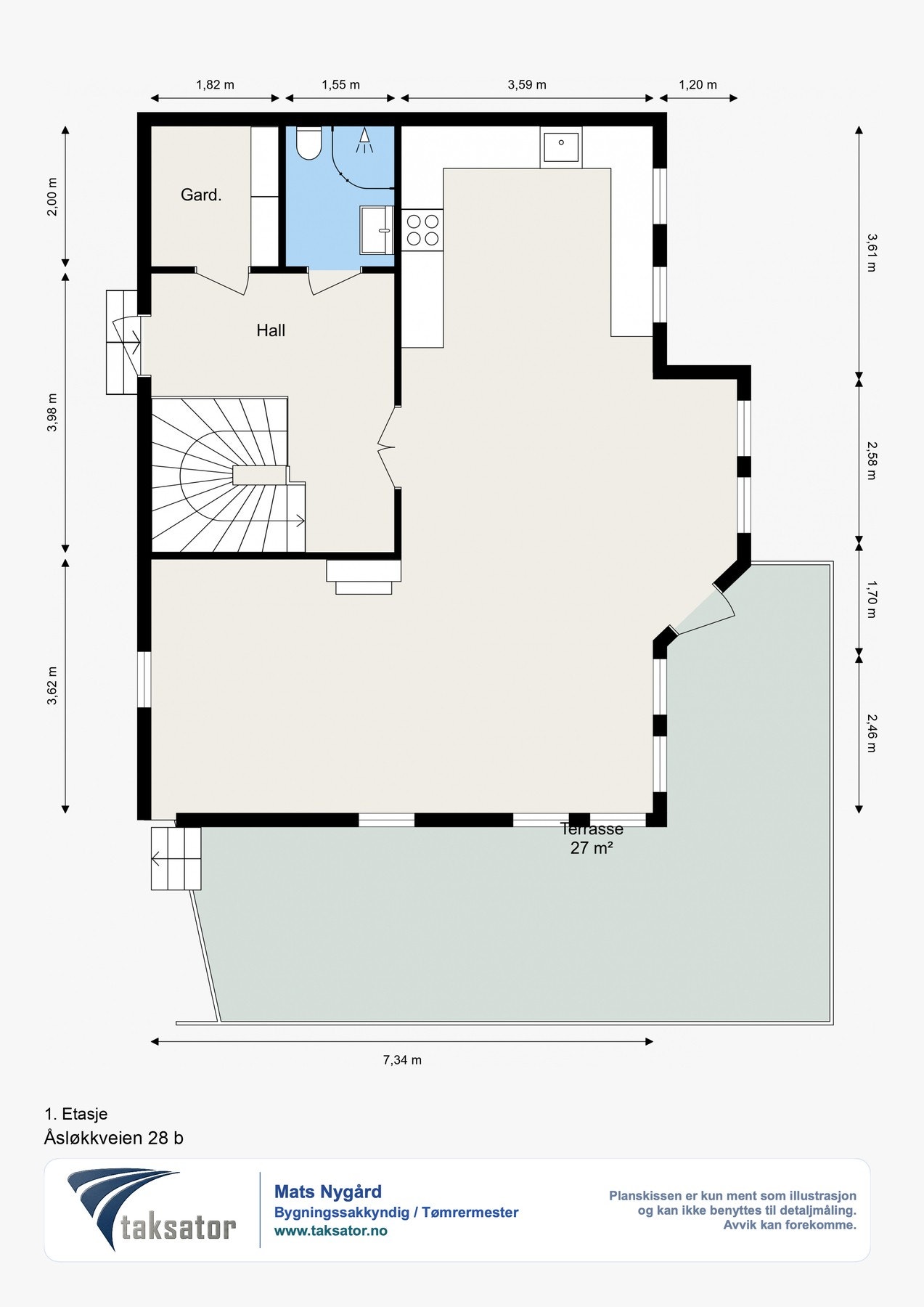 Velkommen inn til 1.etg Galleribilde