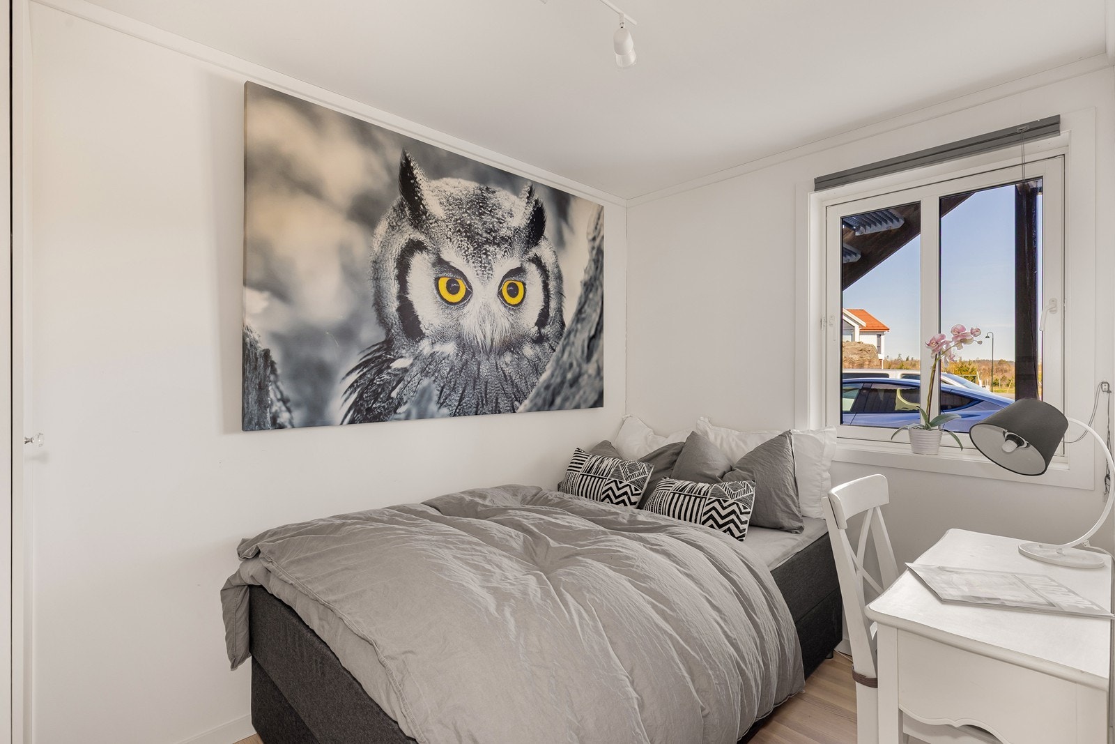 Soverom 2 har god plass til innredning Galleribilde