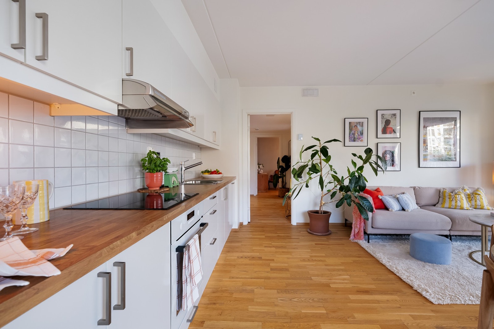 Leiligheten sto nyoppført i 2018. Her kan du bare ta med deg møblene og flytte rett inn! Galleribilde