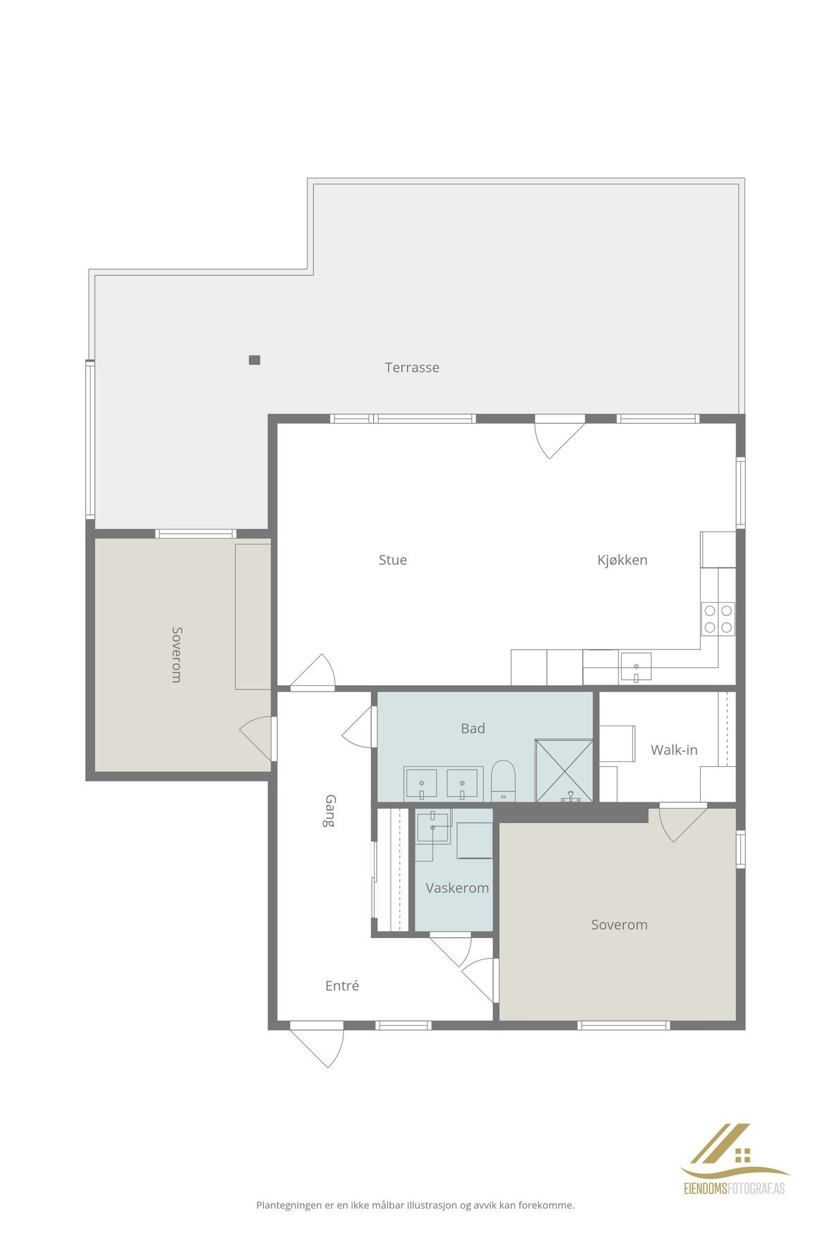 Plantegning Galleribilde