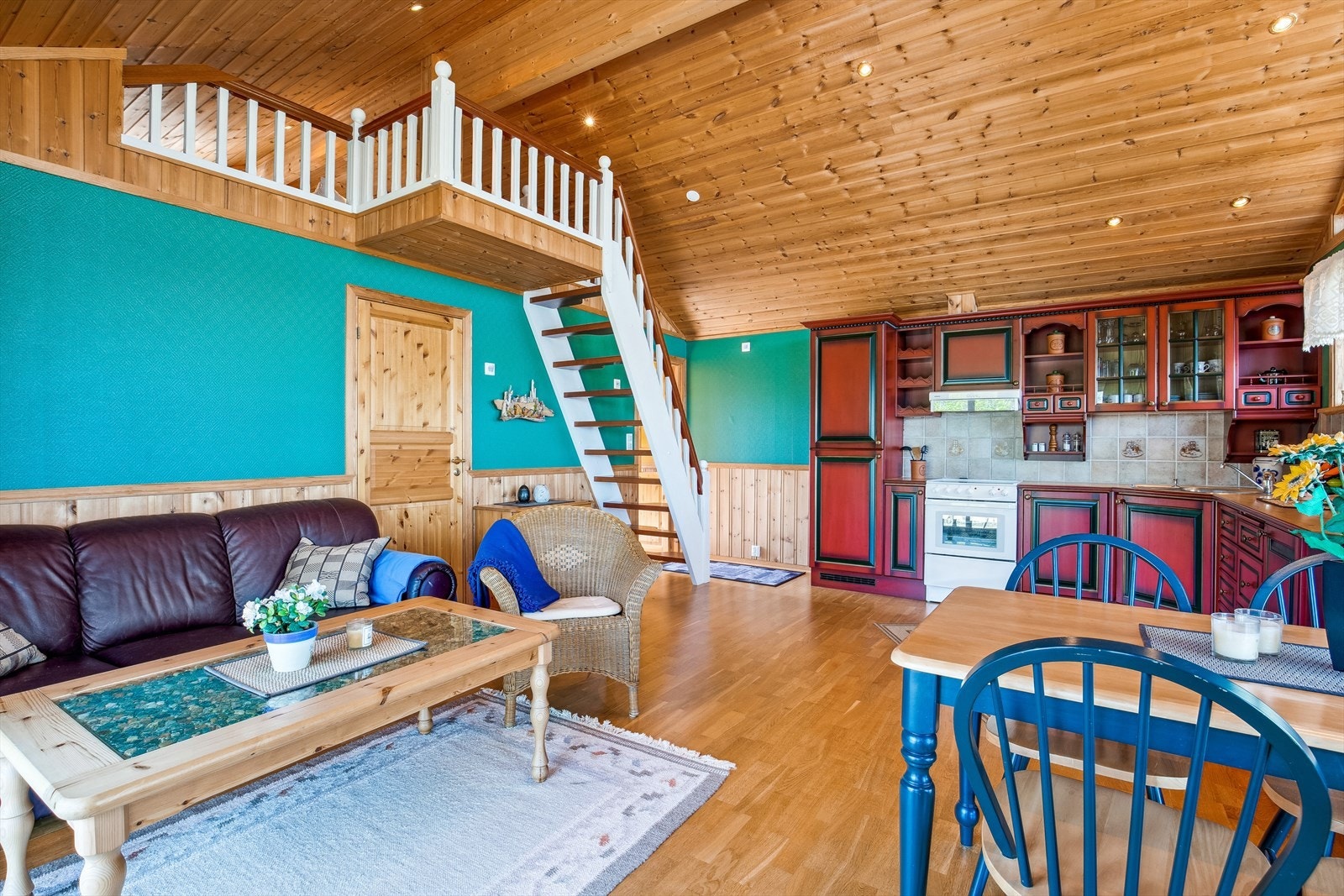 Her har man god plass til møblering i flere soner. Galleribilde
