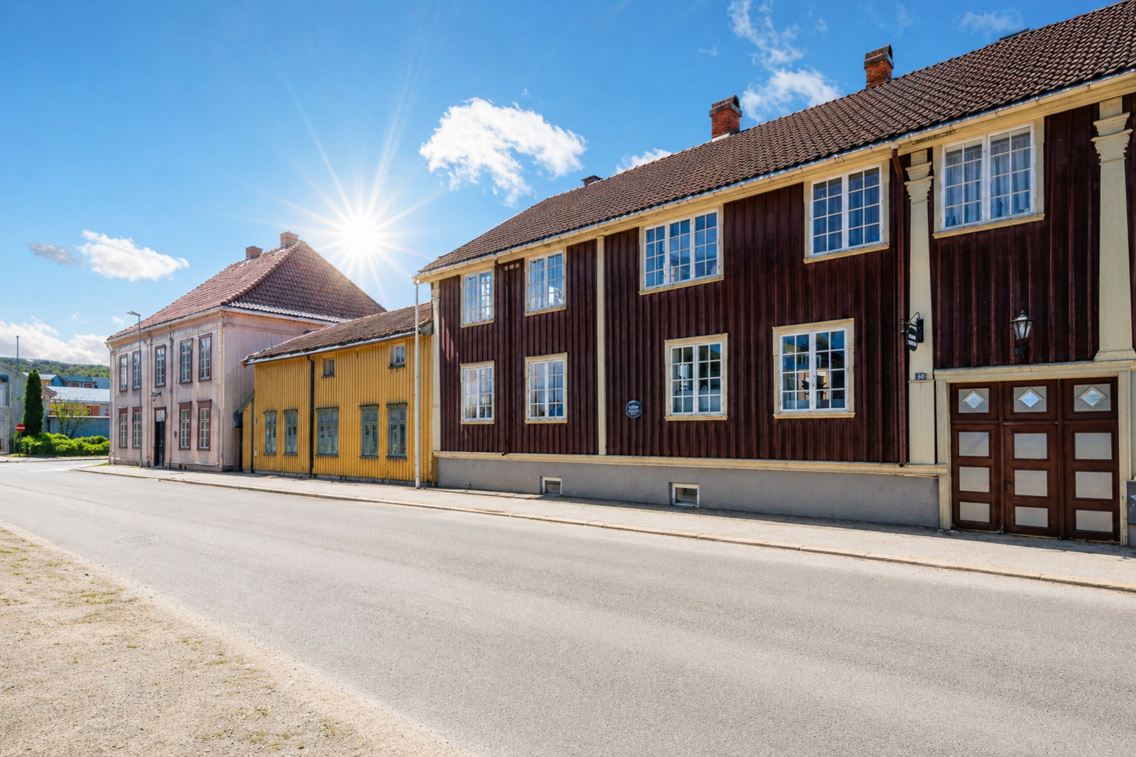Dette er en pen og sjarmerende 2-roms selveierleilighet i klassisk byhus på Strømsø. (bildet er redigert med KI). Galleribilde