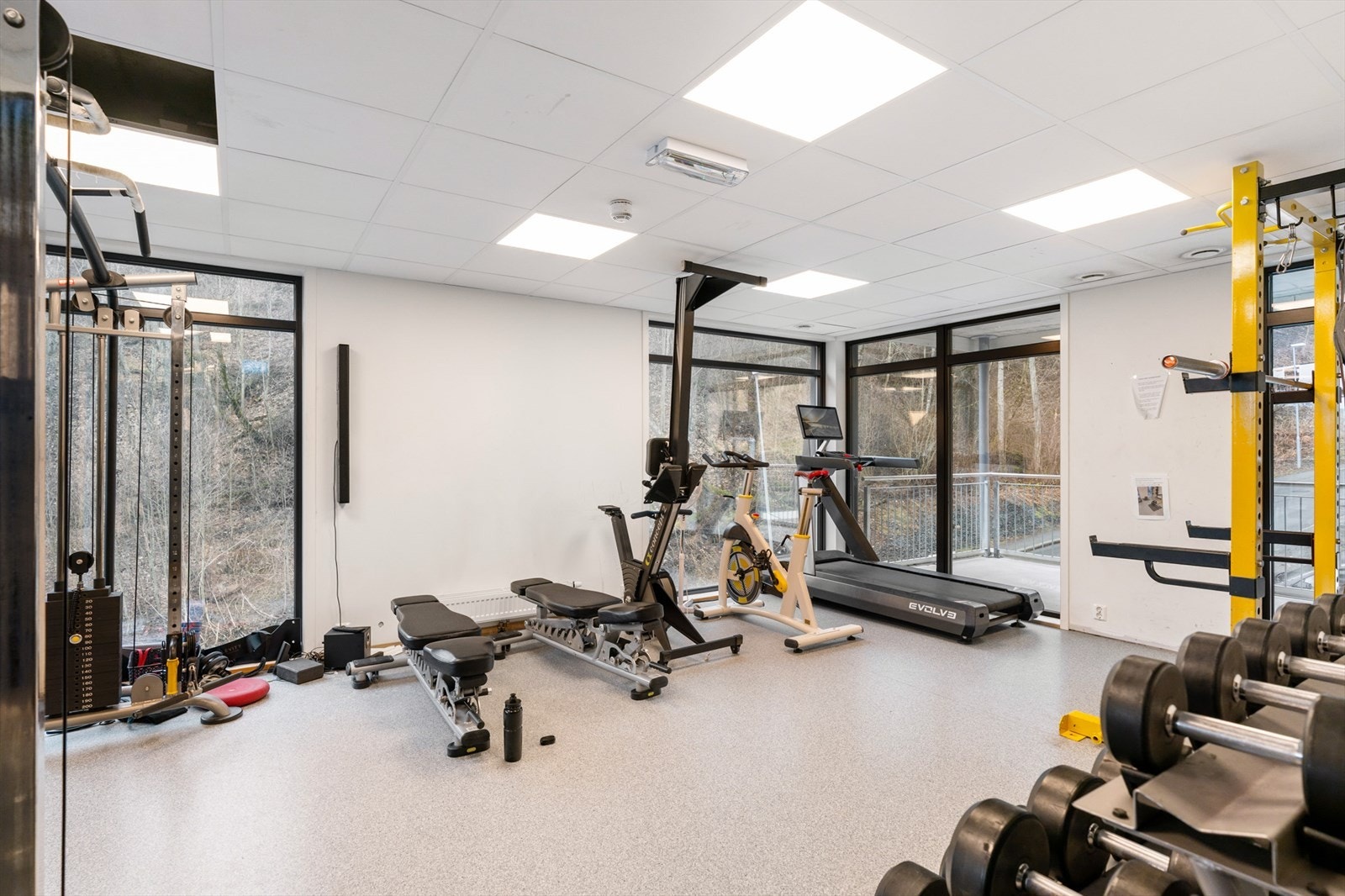 Sameiet har et eget trimrom for beboerne. Galleribilde