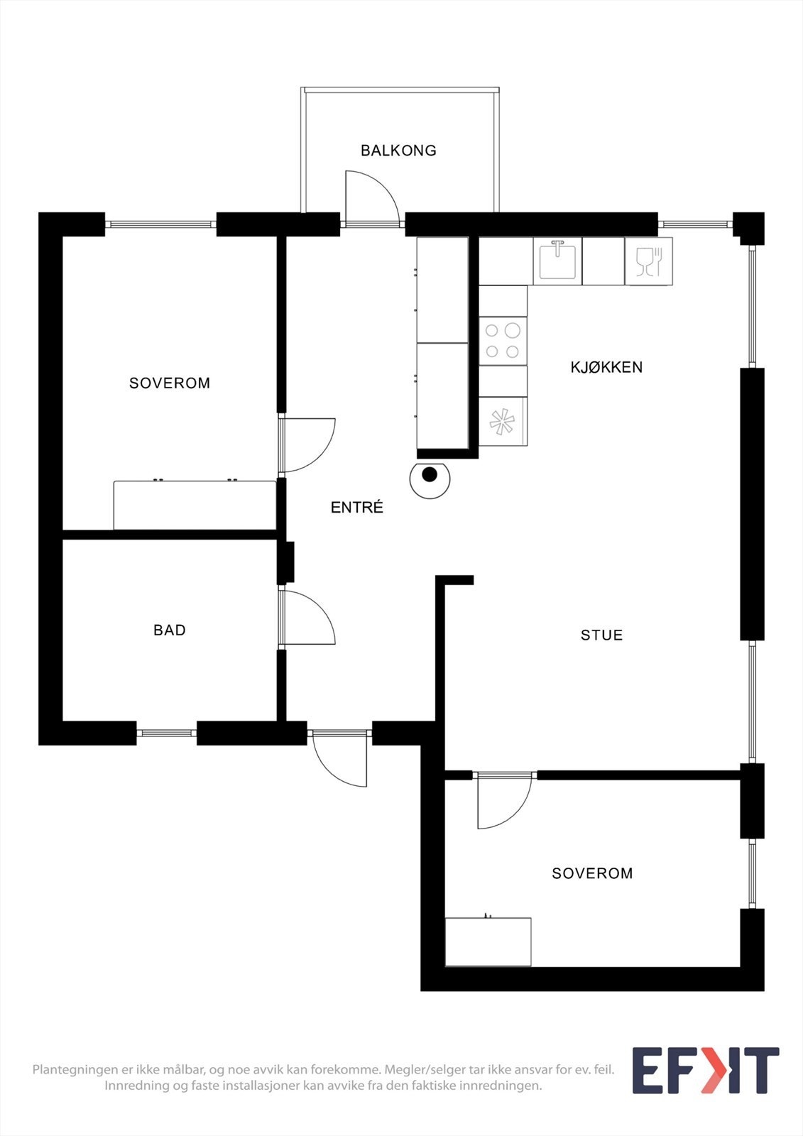 Plantegning Galleribilde