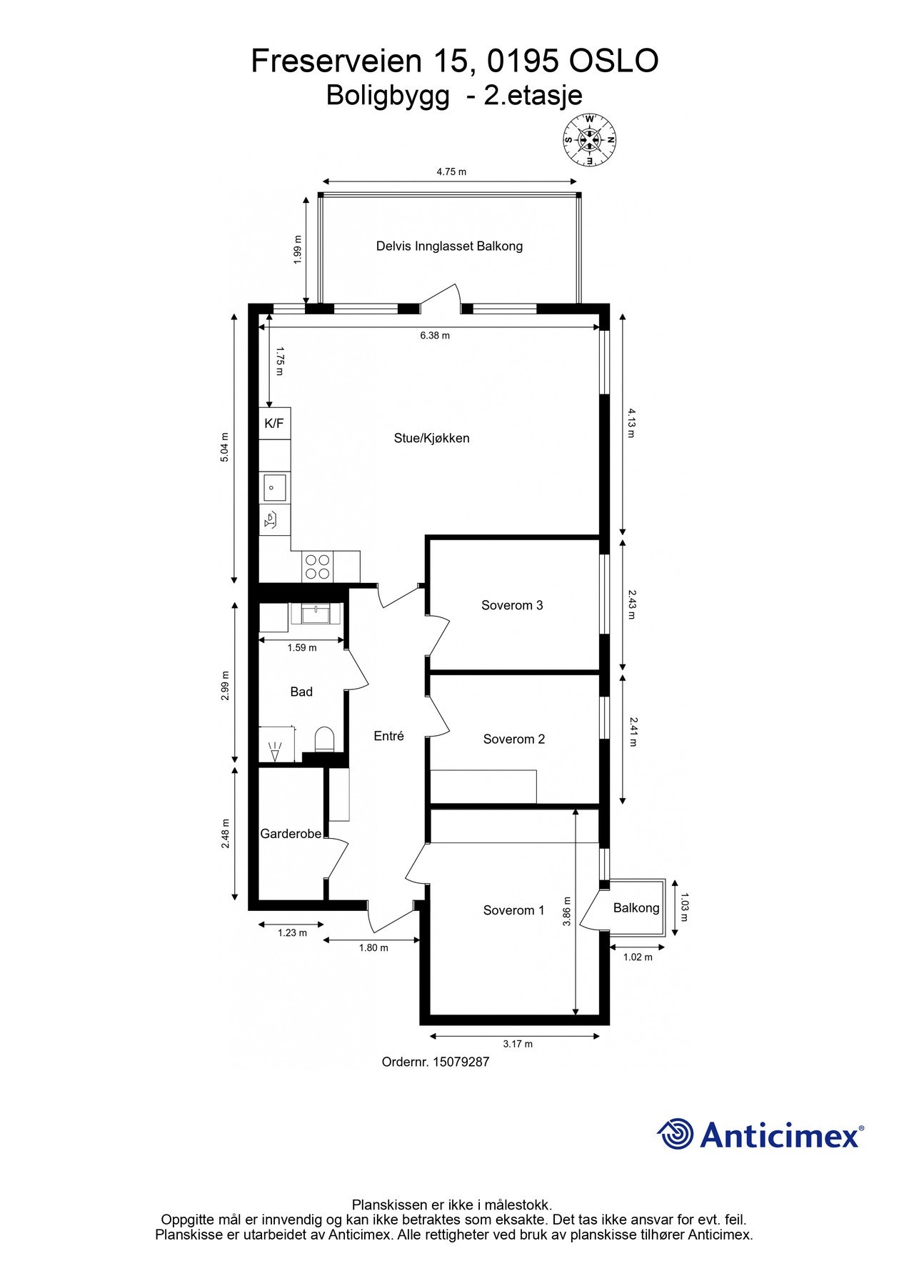 Plantegning Galleribilde