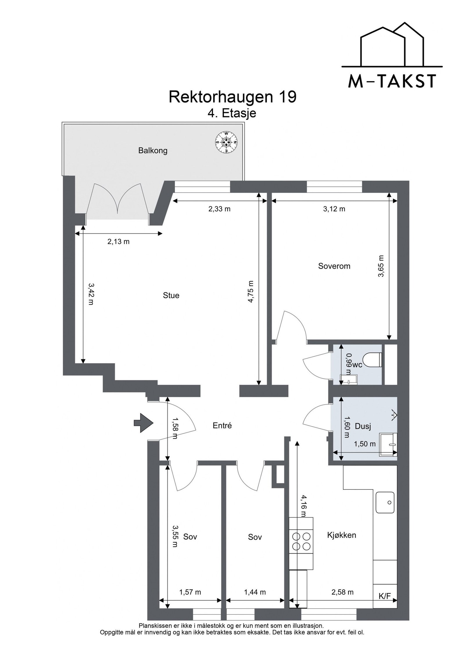 Plantegning Galleribilde