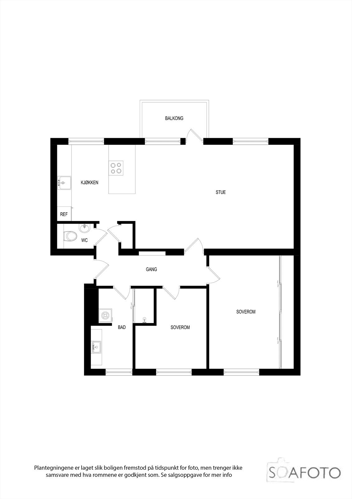 Meget bra planløsning. Ssehusensgate 52a Galleribilde