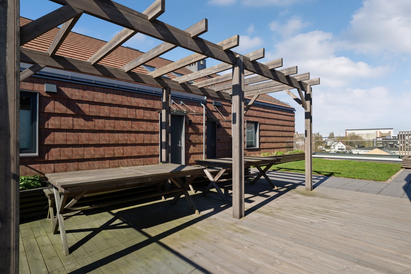 Sameiet har også en felles takterrasse. Galleribilde