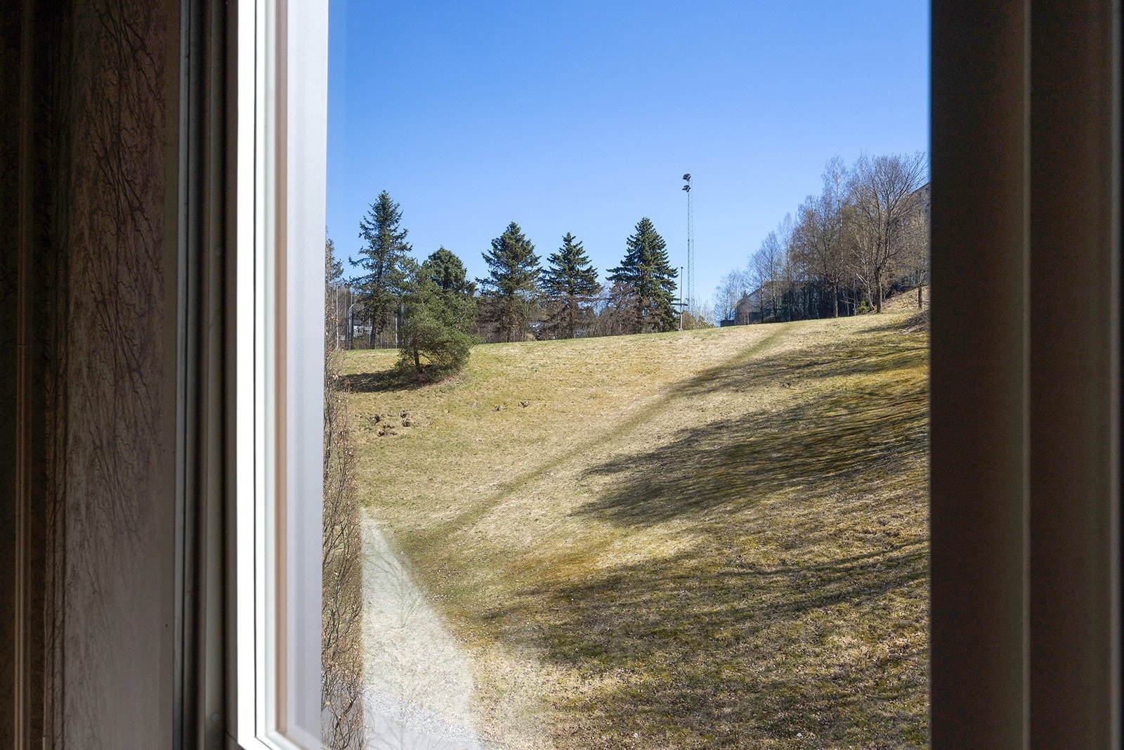 Utsikt fra soveromsvinduet. Galleribilde