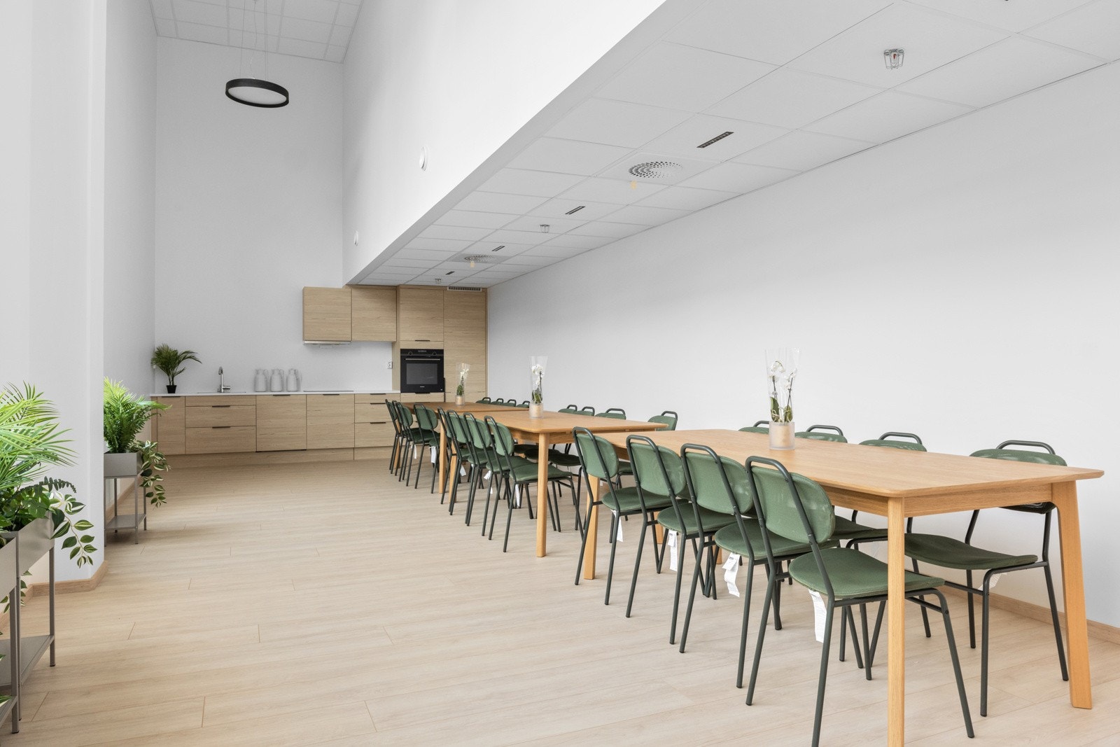 Fellesarealene består også av fellesrom som kan leies for bursdagsselskap og lignede for beboerne. Galleribilde