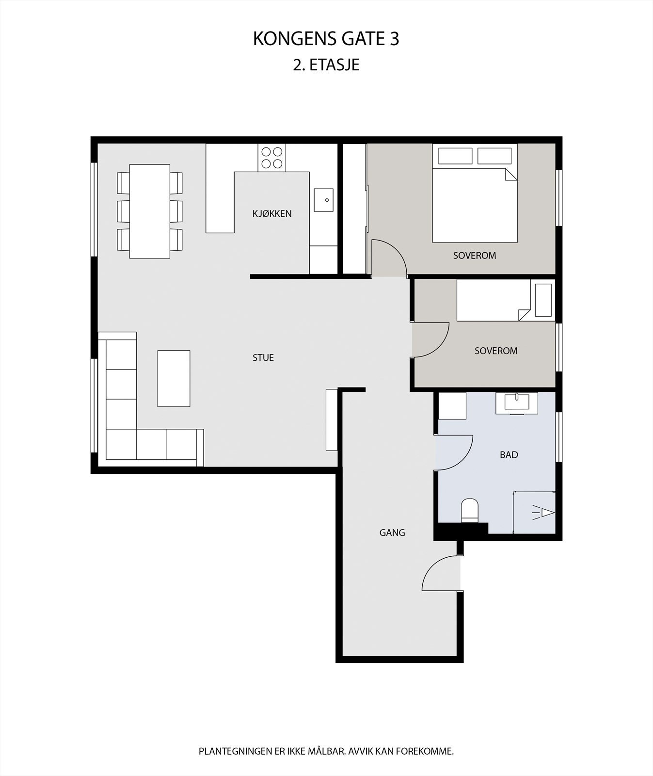 Plantegning Galleribilde