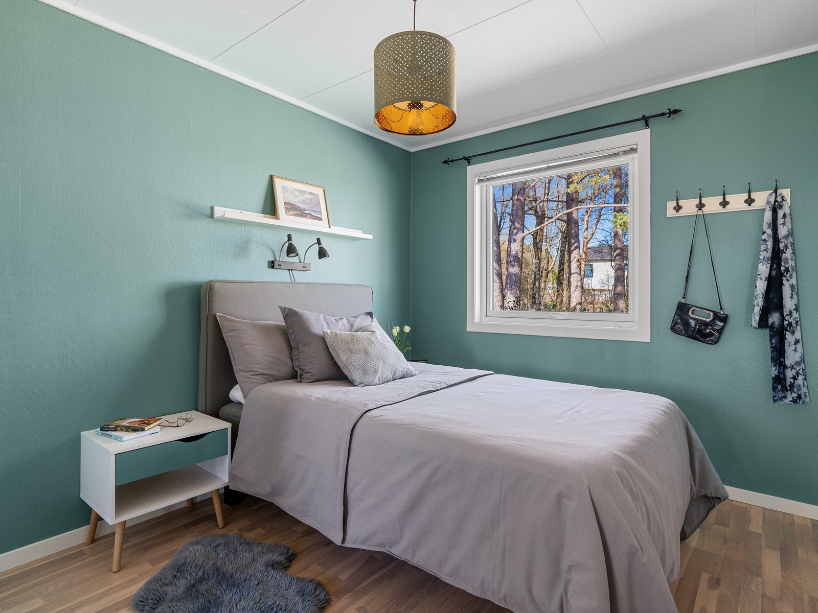 Boligen har i dag et soverom. Galleribilde