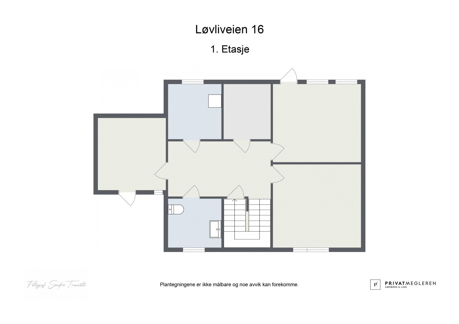 2D Planskisse - 1. Etasje Galleribilde
