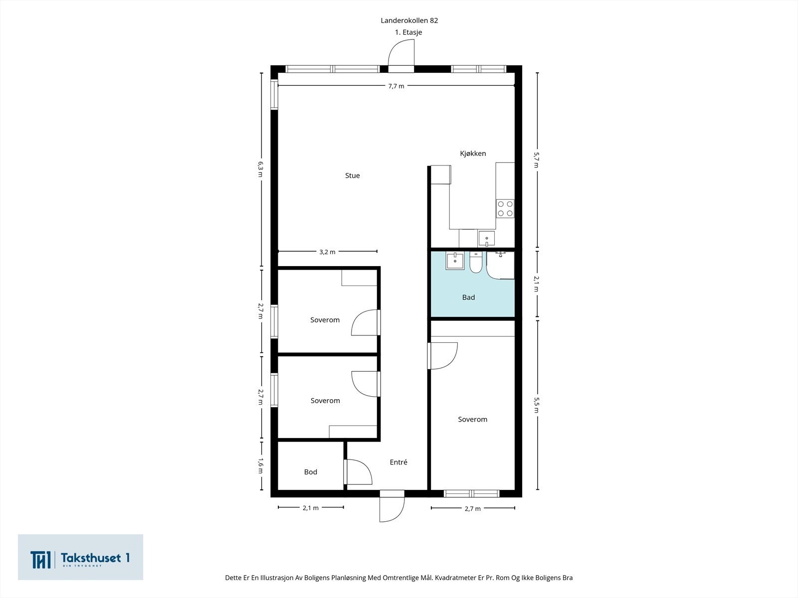 Plantegning Galleribilde