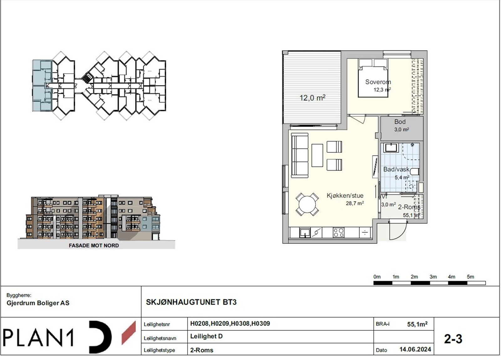 Plantegning Galleribilde