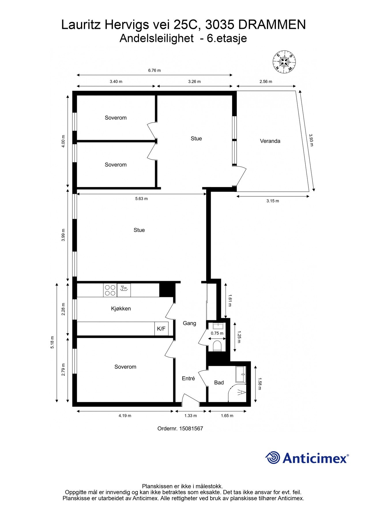 Plantegning Galleribilde
