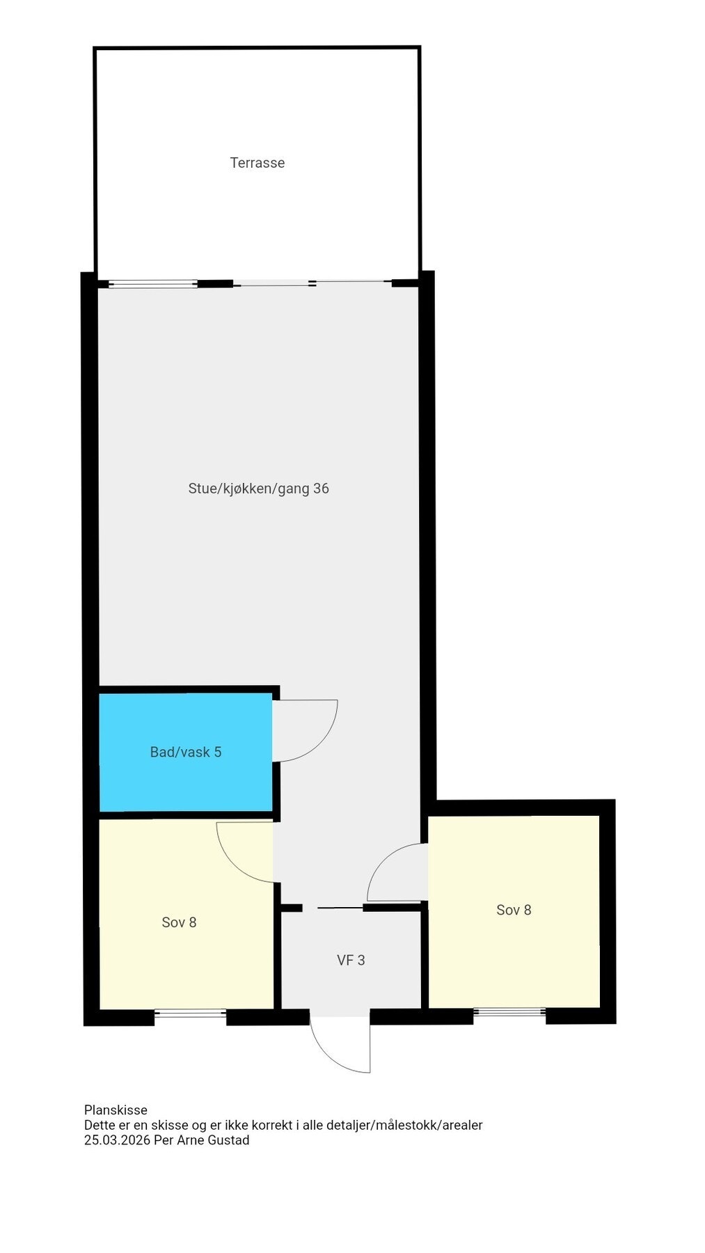 Planskisse Galleribilde