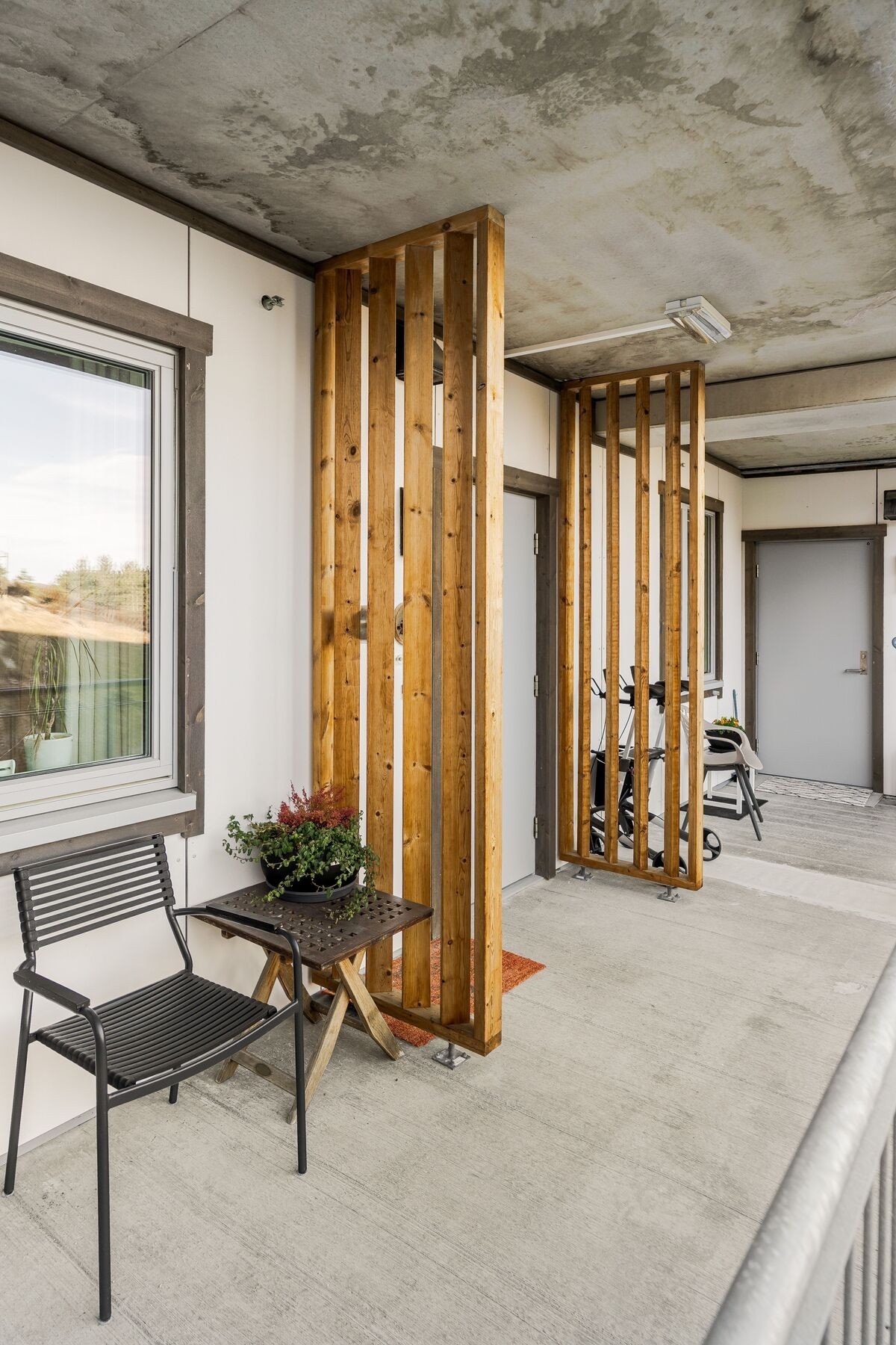 Inngangspartiet er overbygd Galleribilde
