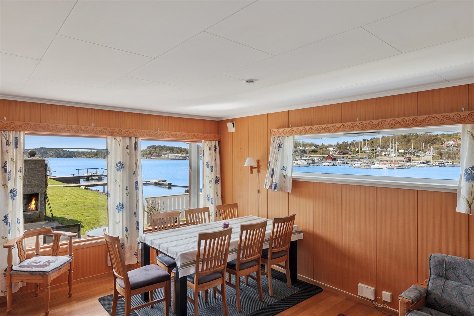 Inne i hytta er det meste velbevart fra 60/70 tallet Galleribilde