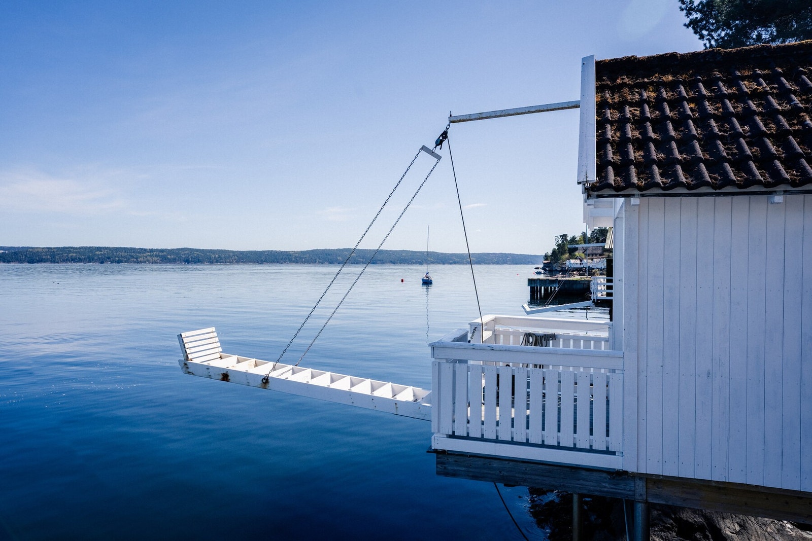 Tinglyst strandrett og bøyeplass ved Hellvik brygge. Galleribilde