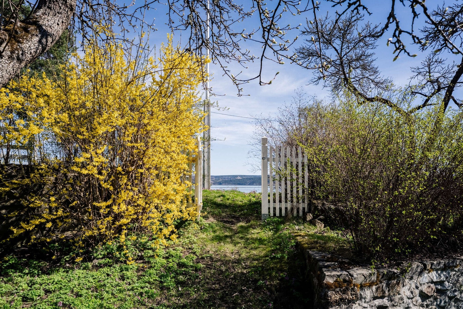 I nærheten ligger idrettsanlegg med fotballbaner på gress og kunstgress, skøytebane, tennisbaner og idrettshall. Galleribilde