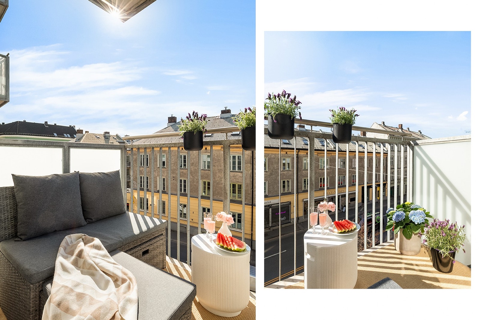 Fra stuen har du direkte tilgang til solrik sydvendt balkong på 4 m². Galleribilde